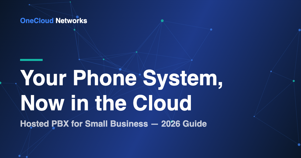 Hosted PBX for small business — your phone system in the cloud